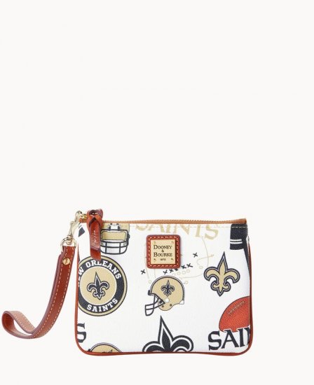 Dooney NFL Saints Stadium Wristlet SAINTS ID-R0RYLeBK - Click Image to Close