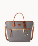 Dooney Pebble Grain Handle Tote Slate ID-WJuSfFiE