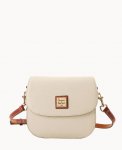 Dooney Pebble Grain Saddle Bag Bone ID-PLCCfSfL