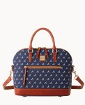 Dooney MLB Braves Domed Zip Satchel BRAVES ID-e8diJpoN