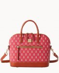 Dooney MLB Angels Domed Zip Satchel ANGELS ID-5IX7FFw4