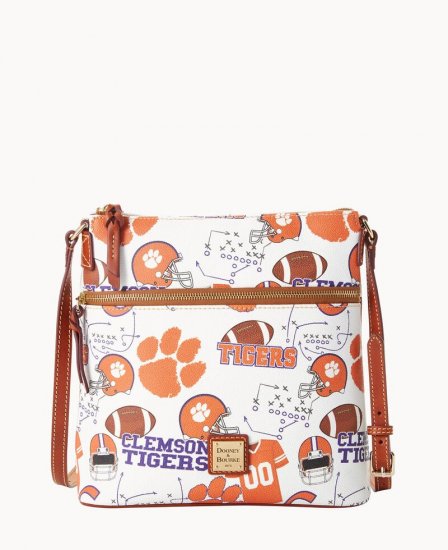 Dooney Collegiate Clemson Crossbody CLEMSON ID-5IMcVdXd - Click Image to Close