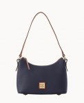 Dooney Pebble Grain Baguette Midnight Blue ID-ABb9zwqU