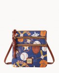 Dooney MLB Astros N S Triple Zip Crossbody Astros ID-ltiFM35I