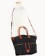 Dooney Nylon Large Pocket Satchel Black ID-PXQOXiMw