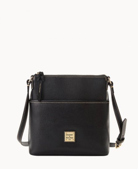 Dooney Saffiano Small Everyday Crossbody Black ID-DGcJvggP - Click Image to Close