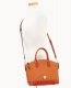 Dooney Pebble Grain Darcy Satchel Caramel ID-SRqcnuDC