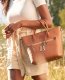 Dooney Pebble Grain Handle Tote Clementine ID-dIIHwcMr