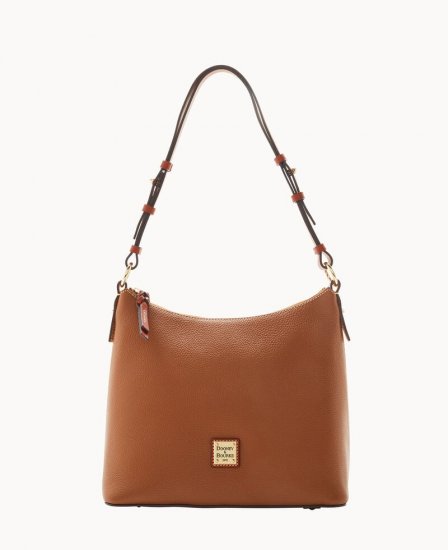 Dooney Pebble Grain Hobo Caramel ID-tJKxyDU3 - Click Image to Close