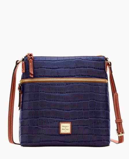 Dooney Oakdale Crossbody Midnight Blue ID-PE8vN9Ea - Click Image to Close