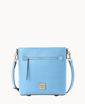 Dooney Saffiano Zip Crossbody Sky Blue ID-Vy0rvgEv