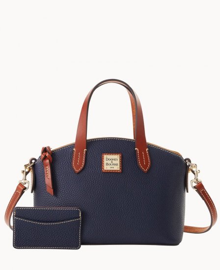 Dooney Pebble Grain Ruby Bag With Card Case Midnight Blue ID-AsO7WjiQ - Click Image to Close