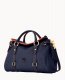 Dooney Florentine Large Satchel Navy ID-w7z5LhBL