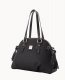 Dooney Pebble Grain Domed Satchel Black Black ID-y8PaWGS9