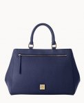 Dooney Saffiano Zip Satchel Marine ID-7yYnZbSW