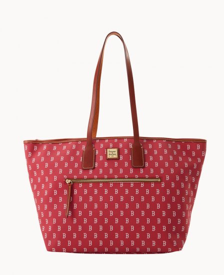 Dooney MLB Red Sox Large Tote RED SOX ID-7GKWuGEz - Click Image to Close