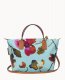 Dooney Roberta Pieri Flower Classic Small Robertina Tote Light Blue ID-JnnnU0fn