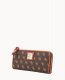 Dooney Gretta Zip Clutch Wristlet Brown Tmoro ID-1Bee2y0S