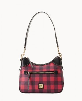 Dooney Tucker Small Hobo Red ID-rOw1wYDm