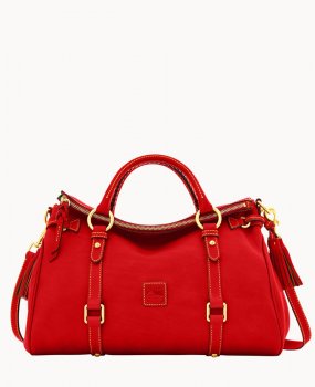 Dooney Florentine Large Satchel Red ID-MnjrAt8z