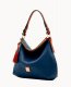 Dooney Pebble Grain Twist Strap Hobo Midnight Blue ID-cmZ1emgd