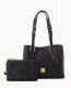 Dooney Pebble Grain Small Briana with Pouch Black Black ID-VFl4EO0N