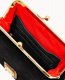 Dooney Suede Large Frame Purse Black ID-J1f33TgO