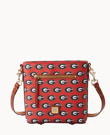 Dooney Collegiate Georgia Small Zip Crossbody U OF GEORGIA ID-nKqpiSyA - Click Image to Close