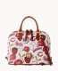 Dooney MLB Reds Zip Zip Satchel REDS ID-z92loZmz