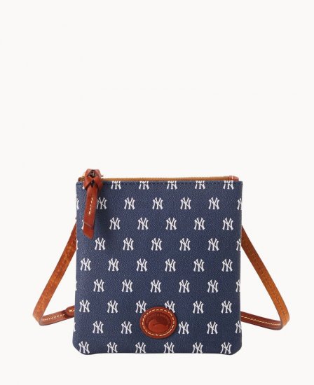 Dooney MLB Yankees Small North South Top Zip Crossbody Yankees ID-O7VuDuG1 - Click Image to Close