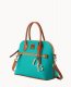 Dooney Pebble Grain Domed Satchel Spearmint ID-QSQsnIvs