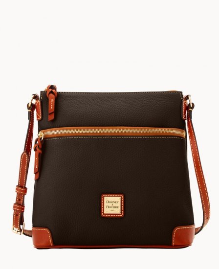 Dooney Pebble Grain Crossbody Brown Tmoro ID-GBr6hH12 - Click Image to Close