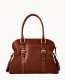 Dooney Florentine Domed Buckle Satchel Chestnut ID-MwZ9XW9D