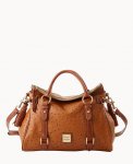 Dooney Ostrich Large Satchel Caramel ID-IeYI4cSA