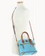 Dooney Pebble Grain Domed Satchel Sky Blue ID-vg1RfMwJ