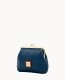 Dooney Pebble Grain Large Frame Purse Midnight Blue ID-wQLzSGO1