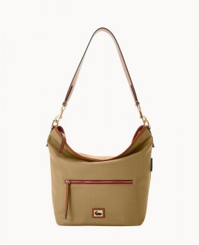 Dooney Wayfarer Hobo Taupe ID-hIDiLFDk