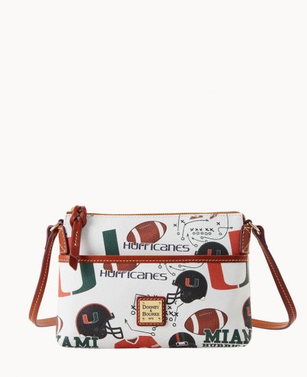 Dooney Collegiate University of Miami Ginger Crossbody U OF MIAMI ID-y5veEp05 - Click Image to Close