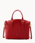 Dooney Florentine Domed Satchel Red ID-2hCVMPkt