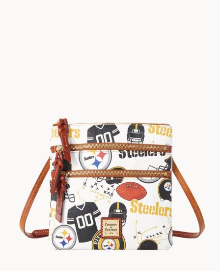 Dooney NFL Steelers N S Triple Zip Crossbody STEELERS ID-vwNTTMTB - Click Image to Close