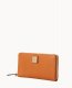 Dooney Saffiano Large Zip Around Wristlet Natural ID-L7xjlYdk