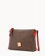 Dooney Pebble Grain Crossbody Pouchette Elephant ID-660Tawgc