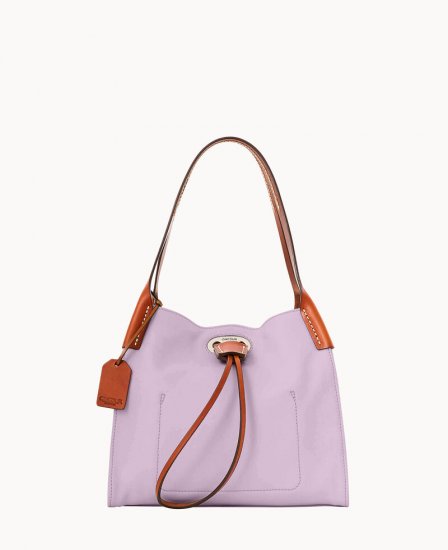 Dooney Oncour Elba Mini Full Up Two Lavender ID-6irBjRhw - Click Image to Close