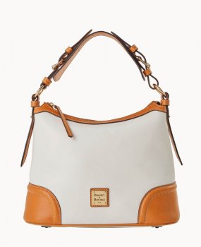 Dooney Wexford Leather Hobo White ID-1iK7dy0p