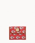 Dooney NFL Chiefs Flap Credit Card Wallet Kansas City Chiefs ID-Q8g5Lh5p