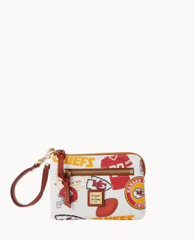 Dooney NFL Chiefs Zip Around Wristlet Chiefs ID-k12uFUaV