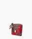 Dooney Tartan Zip Around Wristlet Red ID-1km1SYq9