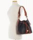 Dooney Pebble Grain Drawstring Black ID-MWCMMTLI