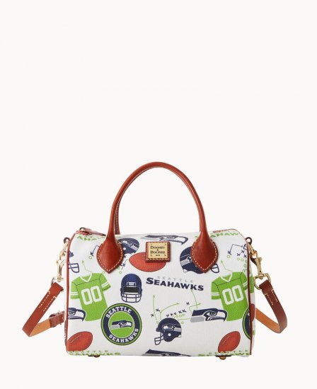 Dooney NFL Seahawks Barrel Satchel SEAHAWKS ID-gmaCrt1m - Click Image to Close