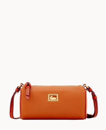 Dooney Dillen Small Barrel Crossbody Caramel ID-oBVERsIm - Click Image to Close